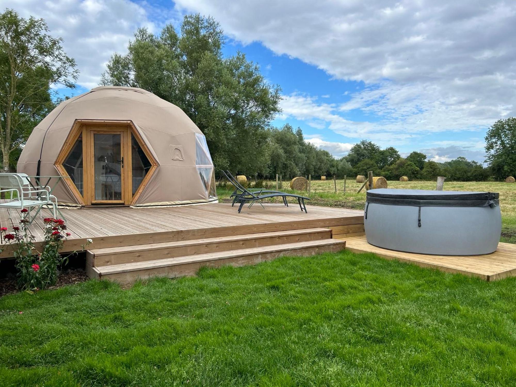 Dome Geodesique - Baie De Somme Hotel Favières Eksteriør billede